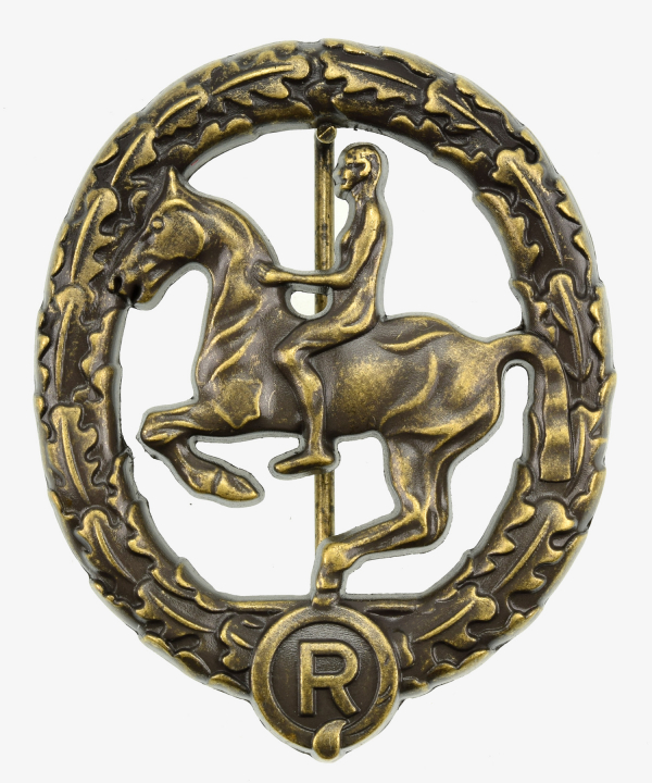 German Rider Badge 3rd Class Bronze 1930